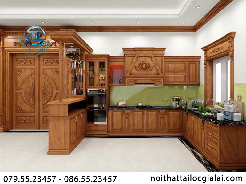 Với vẻ đẹp tự nhiên, vân gỗ đẹp mắt và độ bền tốt, tủ bếp sồi nga QC13 sẽ đem đến cho không gian nhà bếp của bạn một sức hút đầy cuốn hút. Hãy cùng xem qua hình ảnh tủ bếp sồi nga QC13 để khám phá vẻ đẹp của nó.